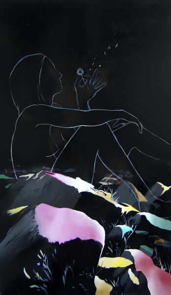 NicolasKaragiannis, art contemporain, artiste peintre, création artistique | Contemporary art, painter, artistic creation, peintures contemporaines, couleurs, sensualité, lignes